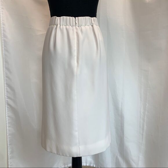 J.CREW White lined skirt Sz 12 - Picture 4 of 9